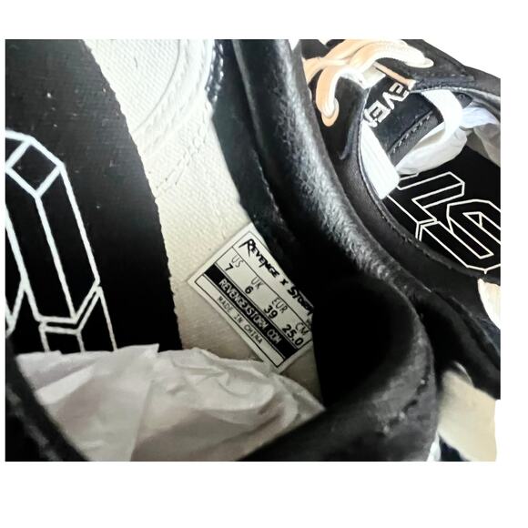 NEW Revenge x Storm Low Top SNEAKERS Black White Mens 7, Womens 8.5 SHOES Boxed! main image 13